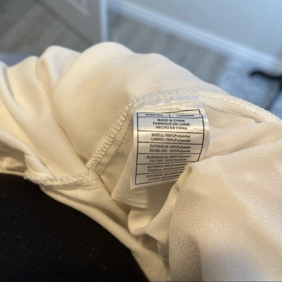 Cupcakes And Cashmere Amber Split-Neck Long-Sleeve Metallic Dot Peplum Blouse - Picture 11 of 13